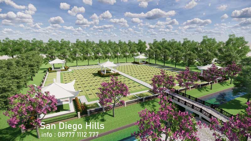 Pemakaman Budha di San Diego Hills Emerald Garden untuk Keturunan Tionghoa