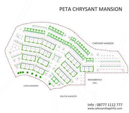 5 Pilihan tipe makam dan variasi harga di mansion Chrysant san diego hills