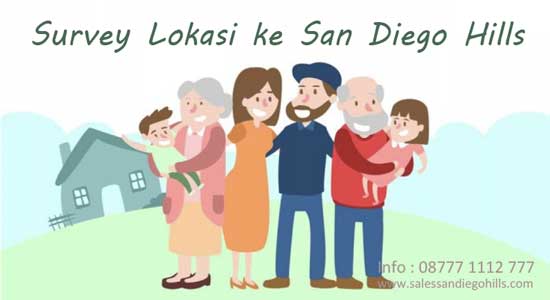 Survey lokasi bersama keluarga sekaligus rekreasi di pemakaman san diego hills